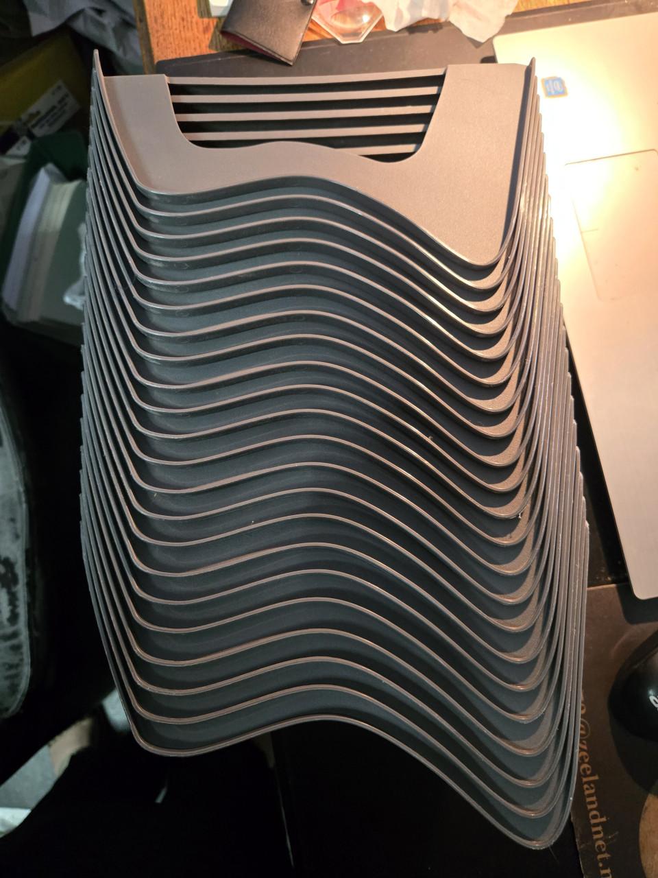 IKEA MURVEL schoenorganizer in grijs. 22 stuks  14x14x24 cm