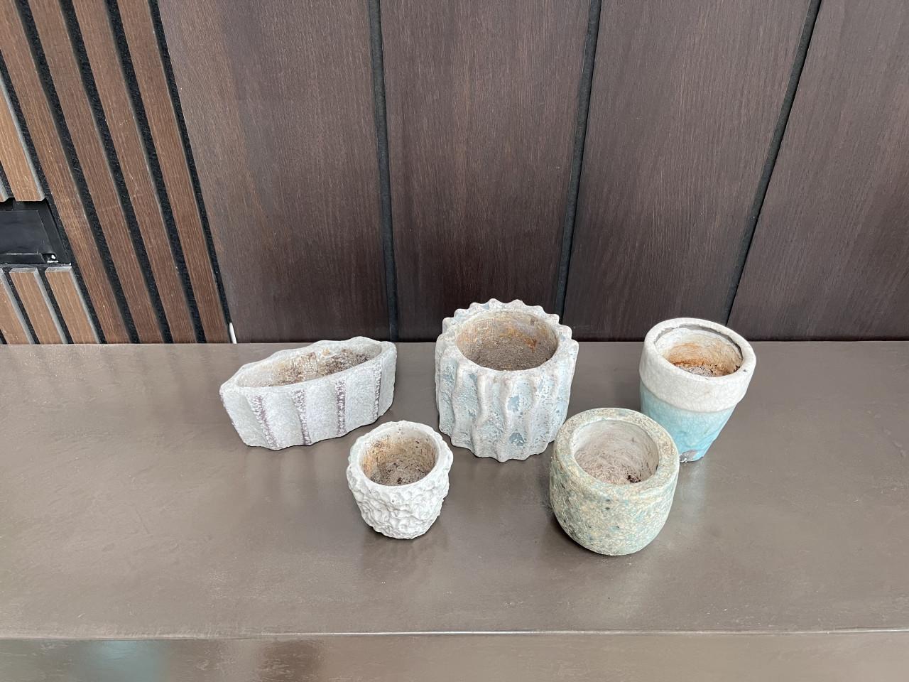 Kleine bloempotjes