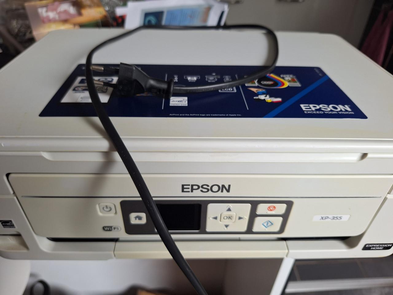 Printer met nieuwe inkt patronen erin