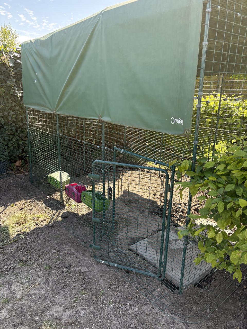 Omlet inloopren 3x2x2 m , zelf demonteren