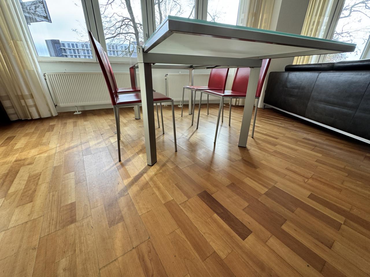 Glazen eettafel 90x130 cm of 90x230 cm