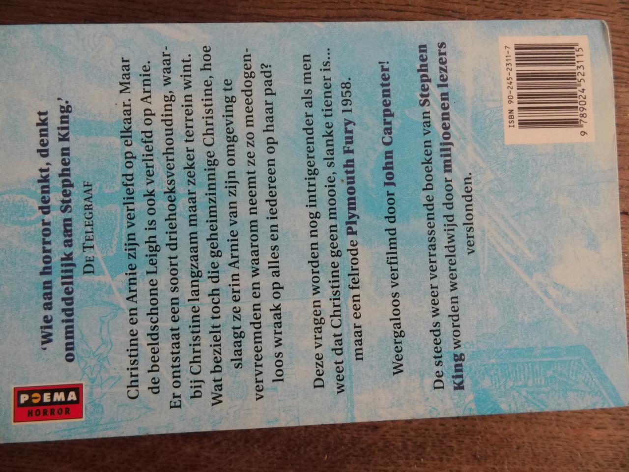 Stephen King -  Christine.