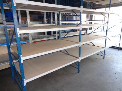 2 sets gebruikte Bosal grootvakstelling  magazijnstelling.