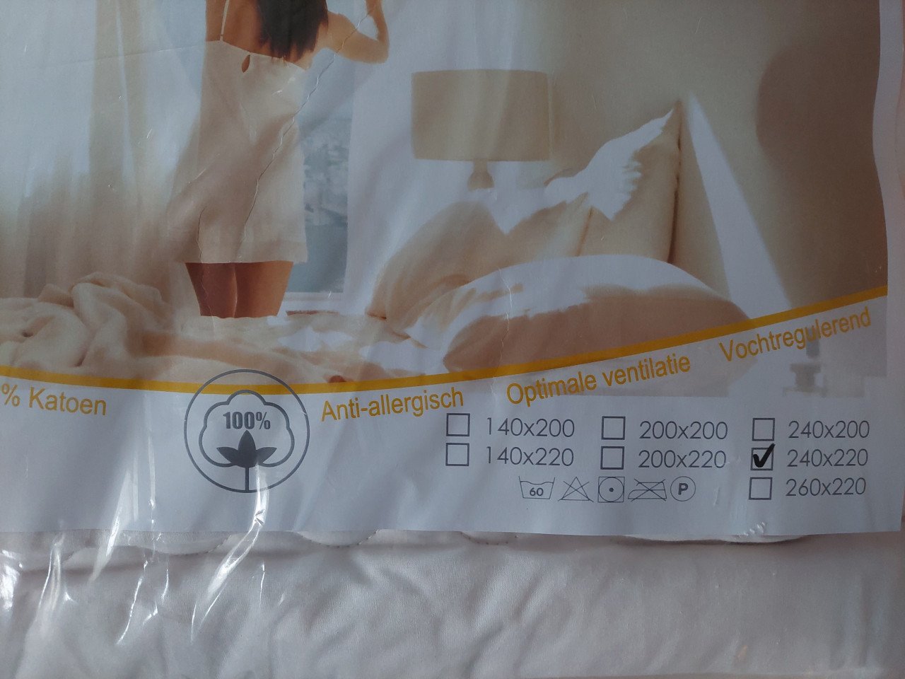 Zomer dekbed 240 x 220 Nieuw