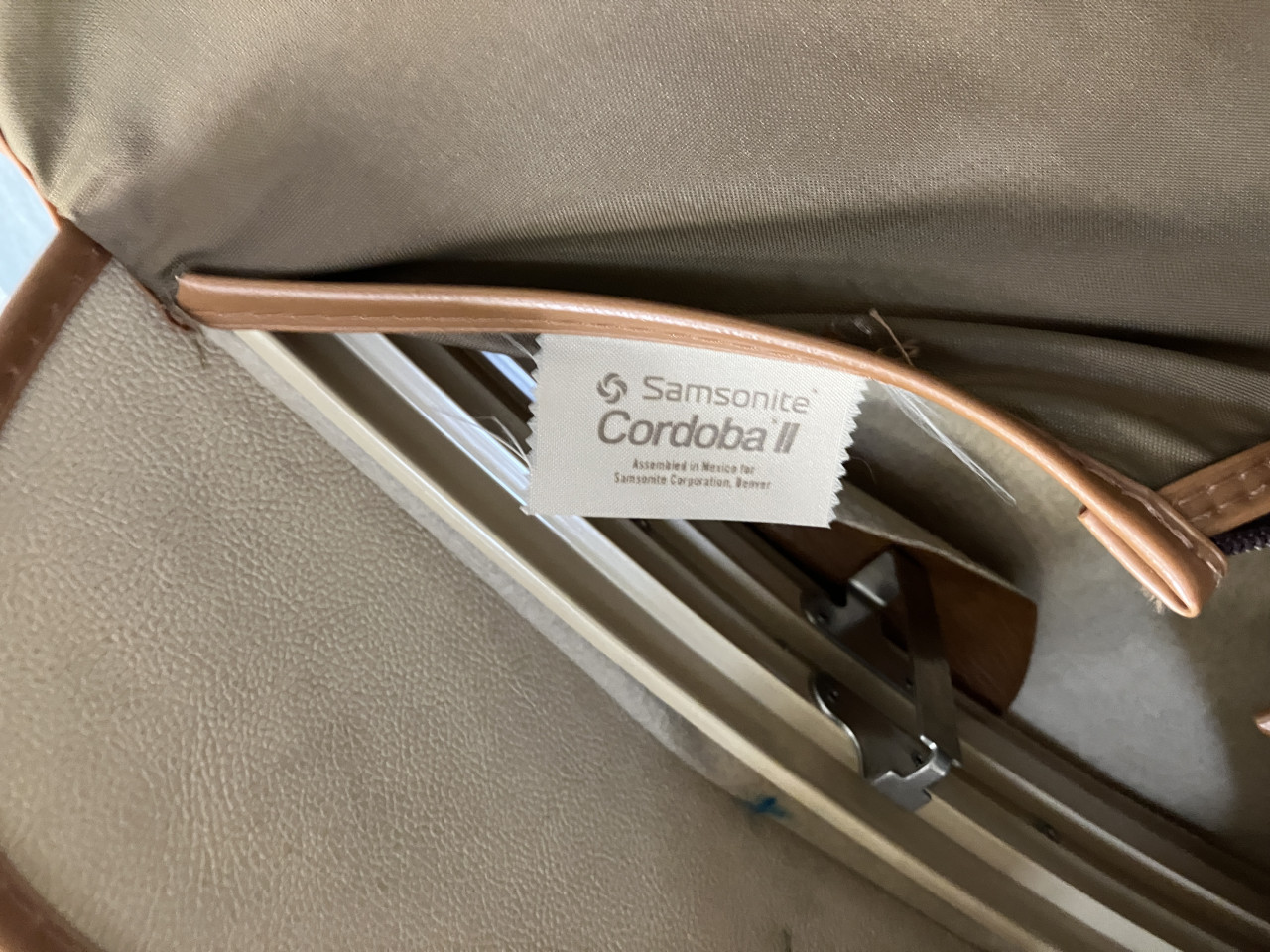 Vintage Samsonite Profile Cordoba Opvouwbare Kledingtas