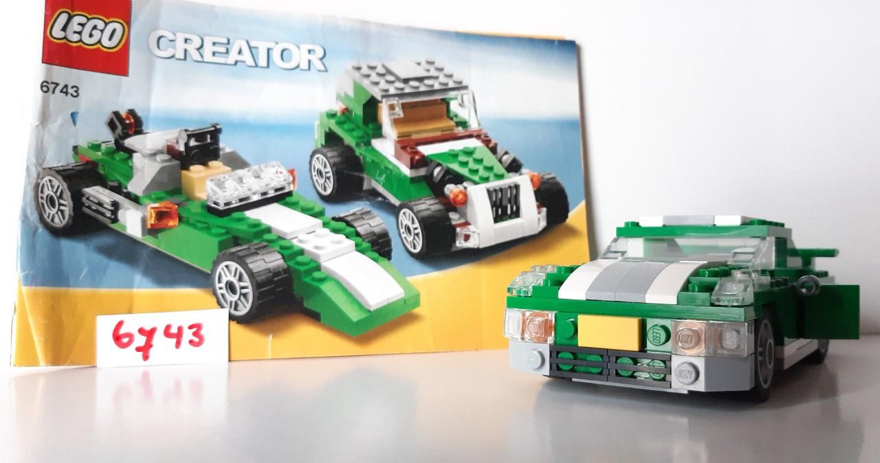 Lego Creator 6743: :straatracer, 3 in 1.