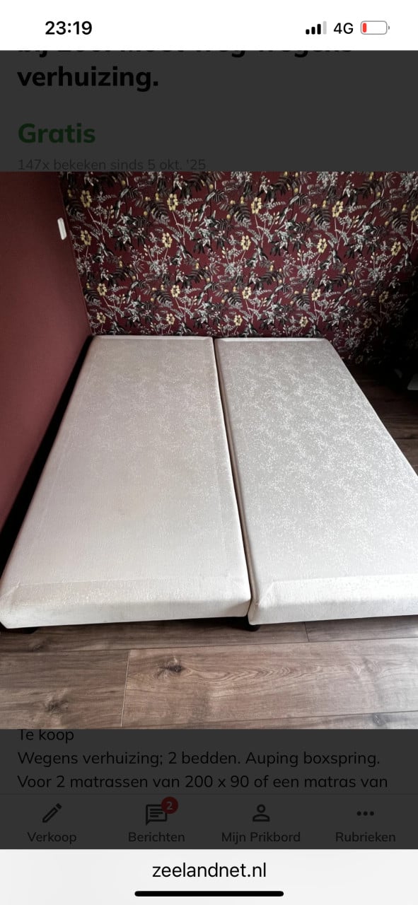 Auping bedden. Onderbed. Gratis ophalen.