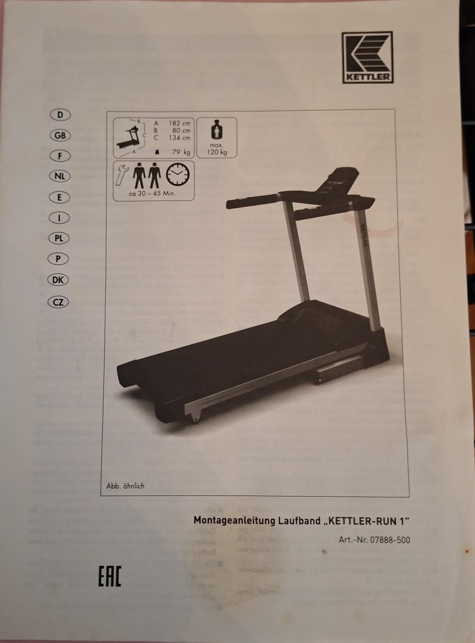 KETTLER loopband - Run 1