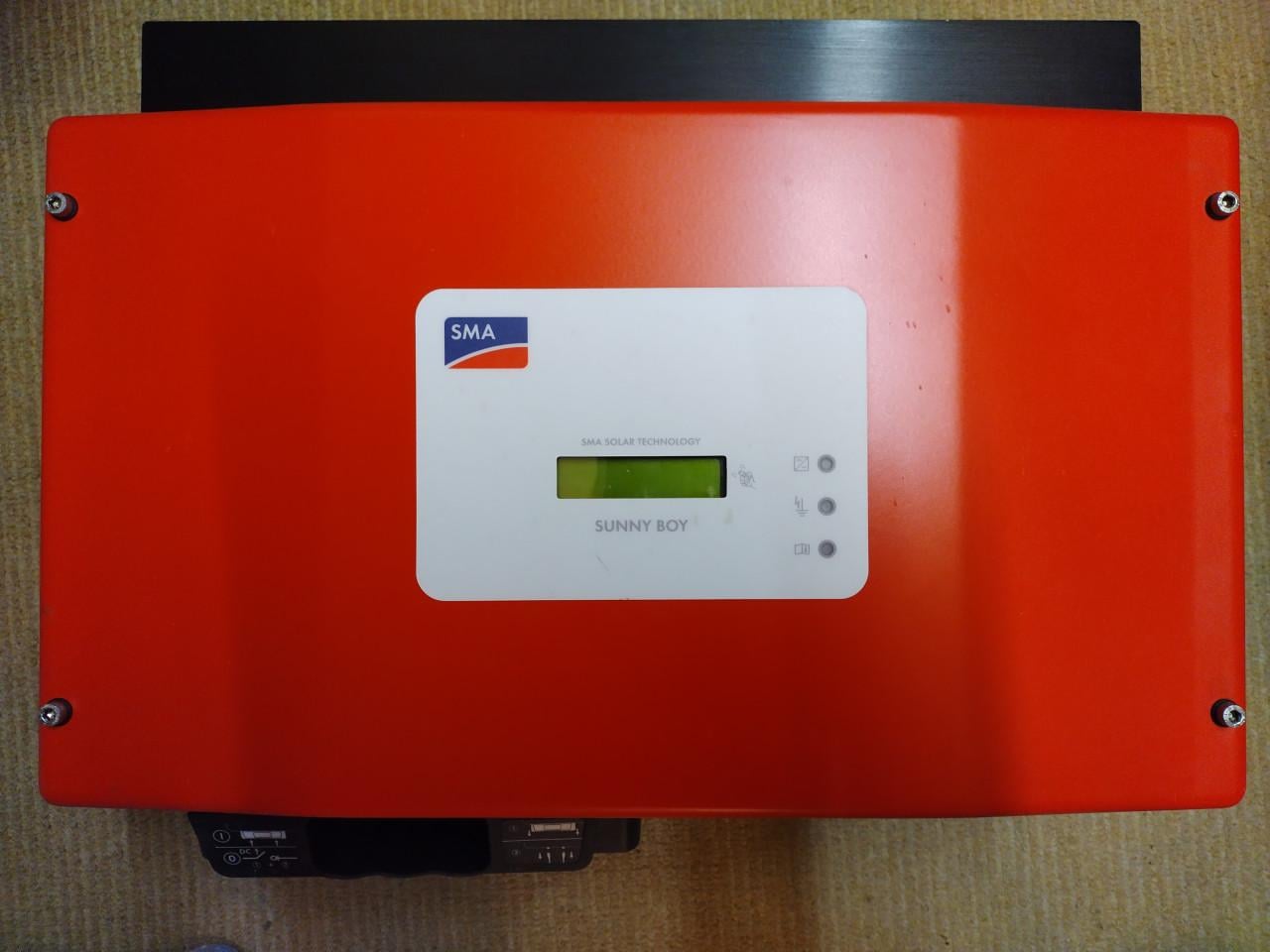 Omvormer SMA Sunnyboy 2500 met foutmelding