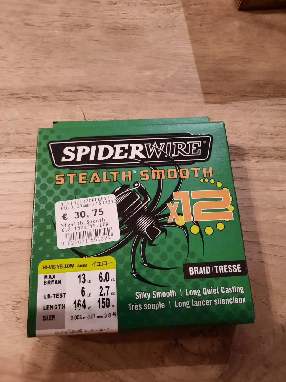 Spiderwire gevlochten lijn