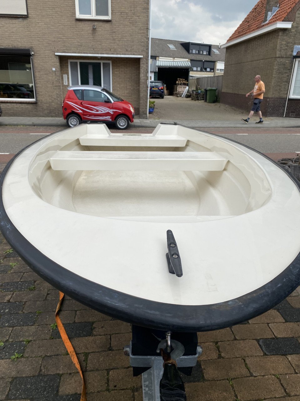 Polyester boot met Riba trailer