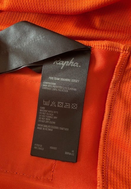 Rapha | Men's Pro Team Training Jersey Dark Orange Navy | L