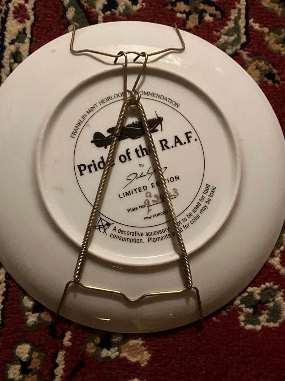 Wandbord te koop “pride of the RAF” !
