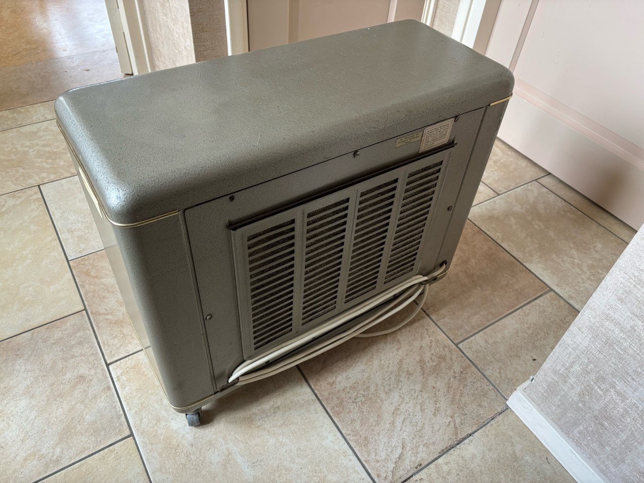 Vintage elektrische ventilatorkachel (Forbach Werke)
