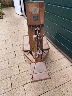 Eiken houten bascule