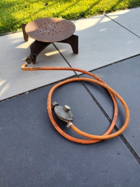 Gasbrander met reduceer