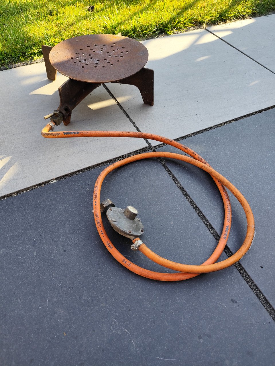 Gasbrander met reduceer