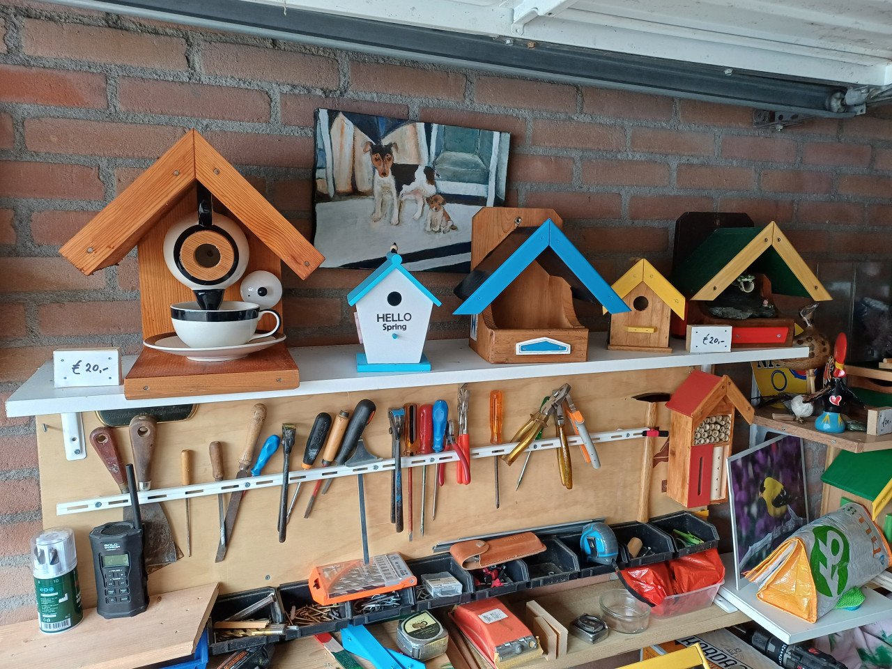 Vogelhuisjes te kust  & te keur [ zie foto;s ]