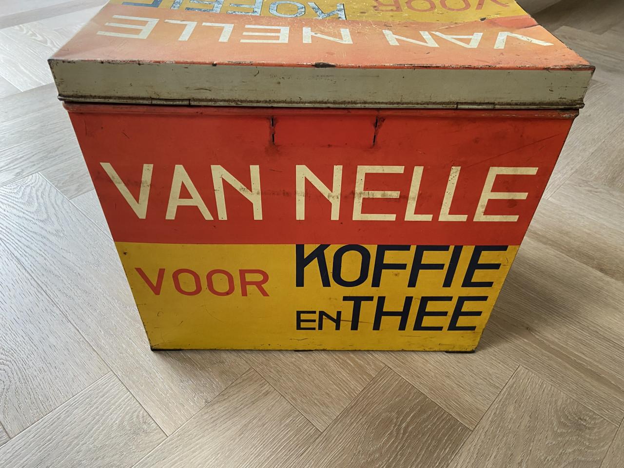 Van Nelle koffie en thee blik.