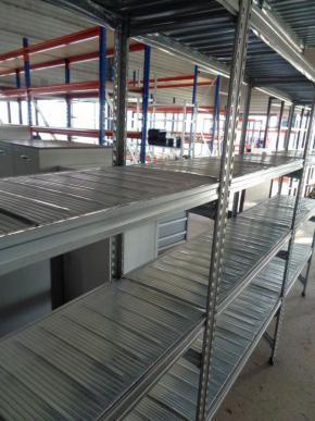 Gebruikte verzinkte magazijnstelling in diverse maten