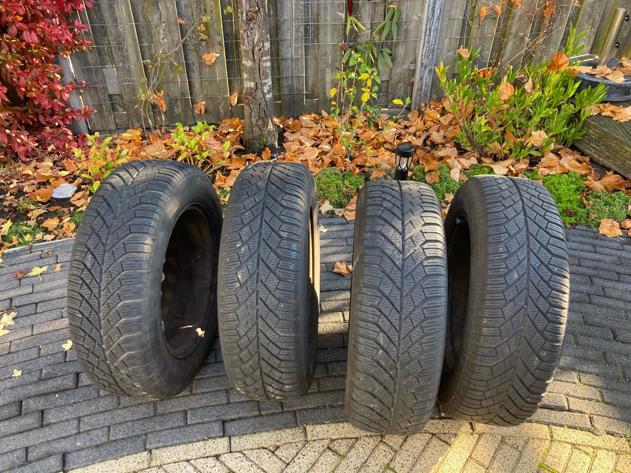 Winterbanden op stalen velg