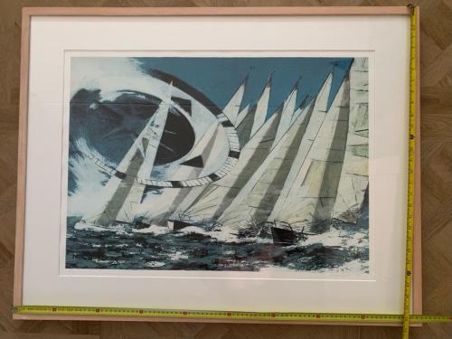 4 originele nautische schilderijen van Marco Kaller
