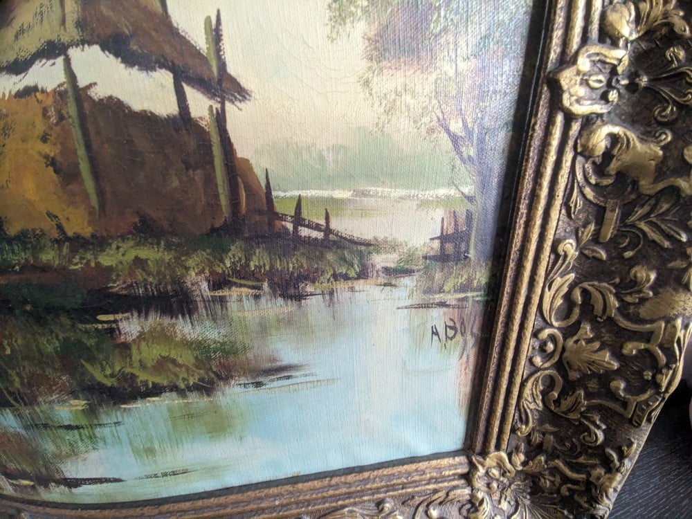Schilderij boerderij