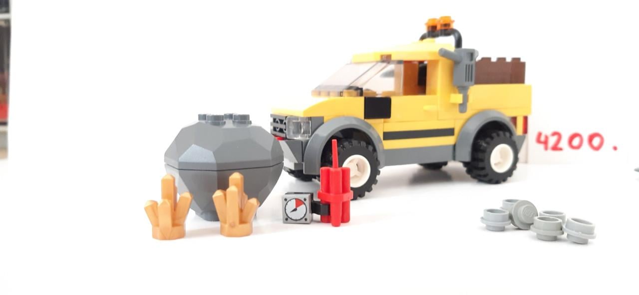 Lego City 4200: mijnbouw truck met mijnwerker