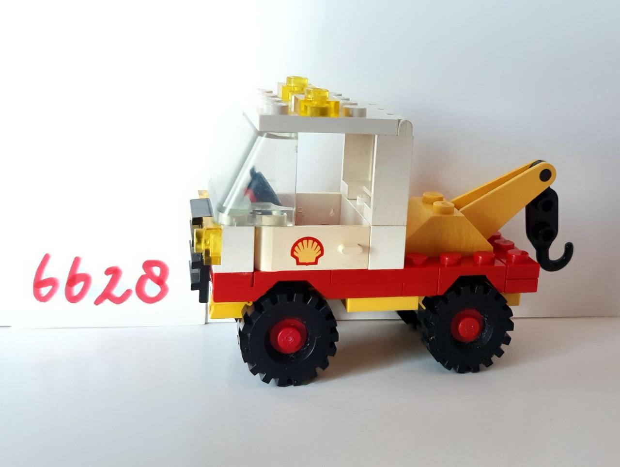 Lego 6628 sleepwagen Shell met minifiguur Shell: vintage