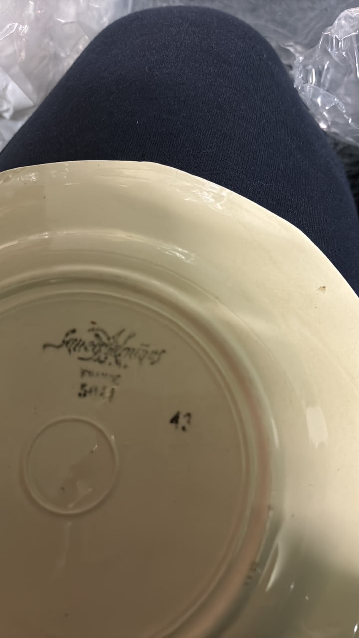 Servies Sarreguemines Digoin