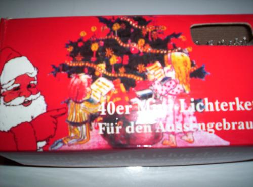 Kerstlampjes 40 of 80 en kralenslinger  nieuw in doos   samen 6,50