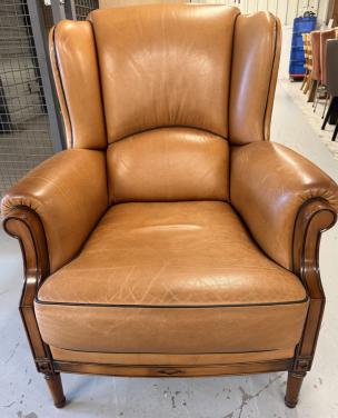 Art Deco schapenleren fauteuil Gedelux Made in Holland