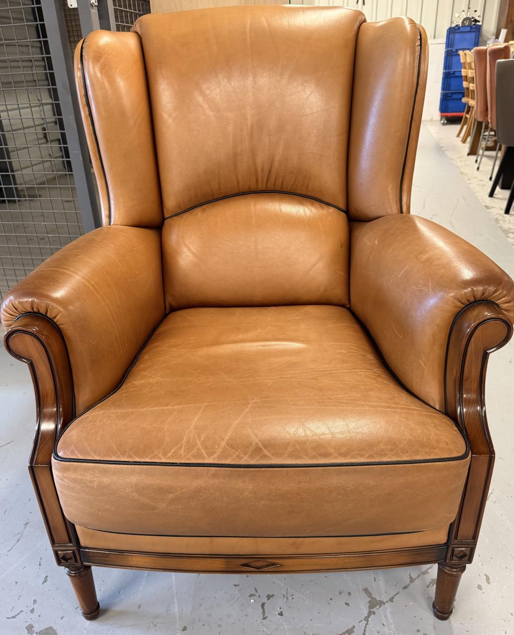 Art Deco schapenleren fauteuil Gedelux Made in Holland