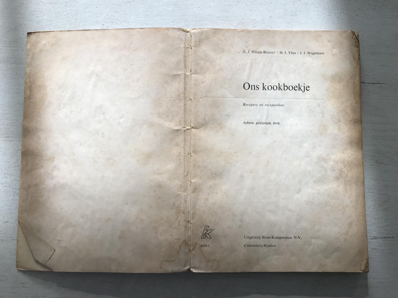Ons kookboekje uit 1968