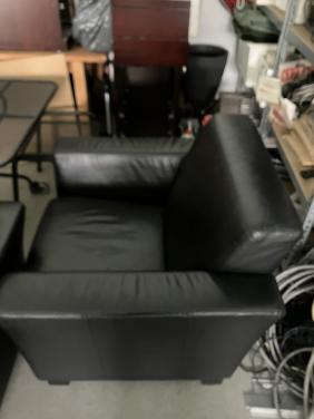 Te koop 2 lederen fautuiles