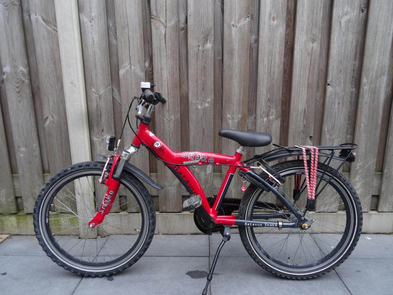 🚲 Batavus Snake Jongensfiets – 22 inch – Rood 🔴