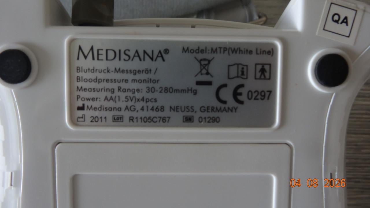 Bijna NIEUW Medisana bloeddrukmeter met pulse timer en memory