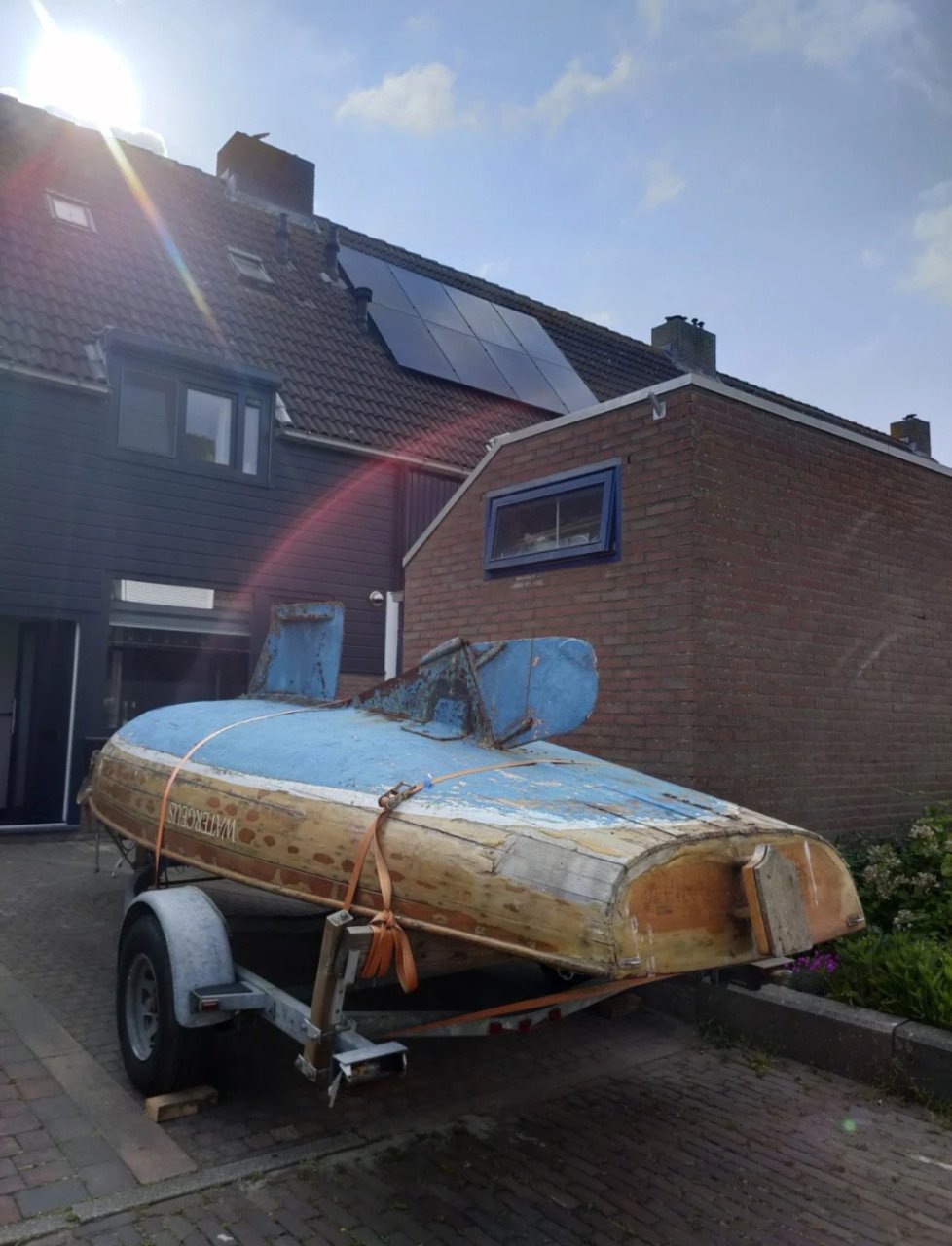 Trailer voor boot van 6 meter