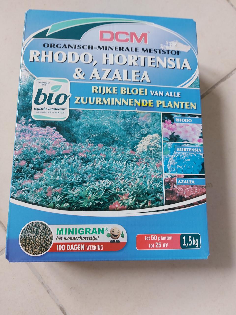 Bemesting voor Rhodo, Hortensia en Azalea