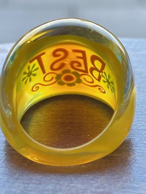 Grappige kunststof Ringen