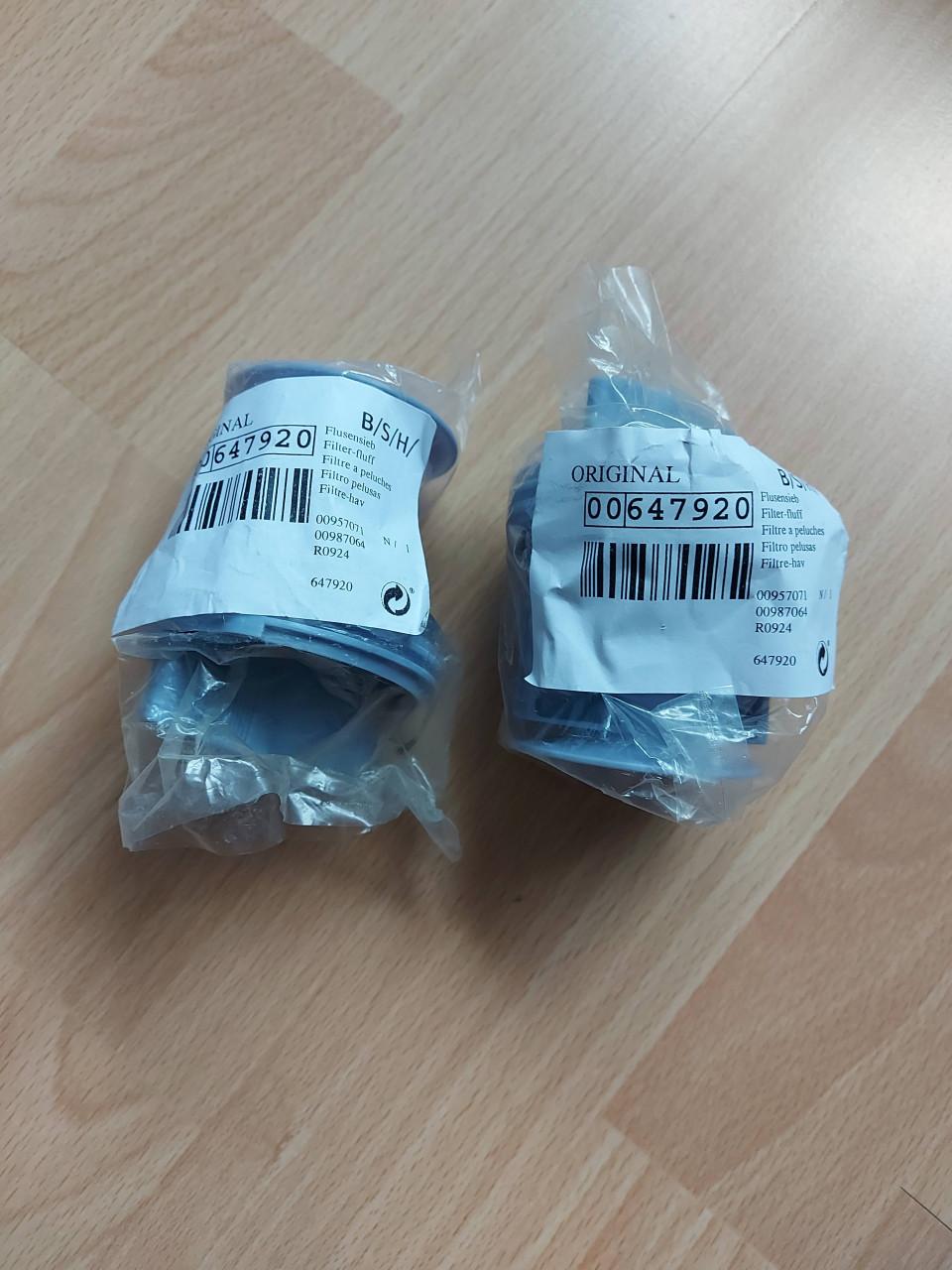 2 stuks nieuwe wasmachine filters