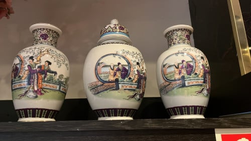 3 Chinese Vazen (kaststel)
