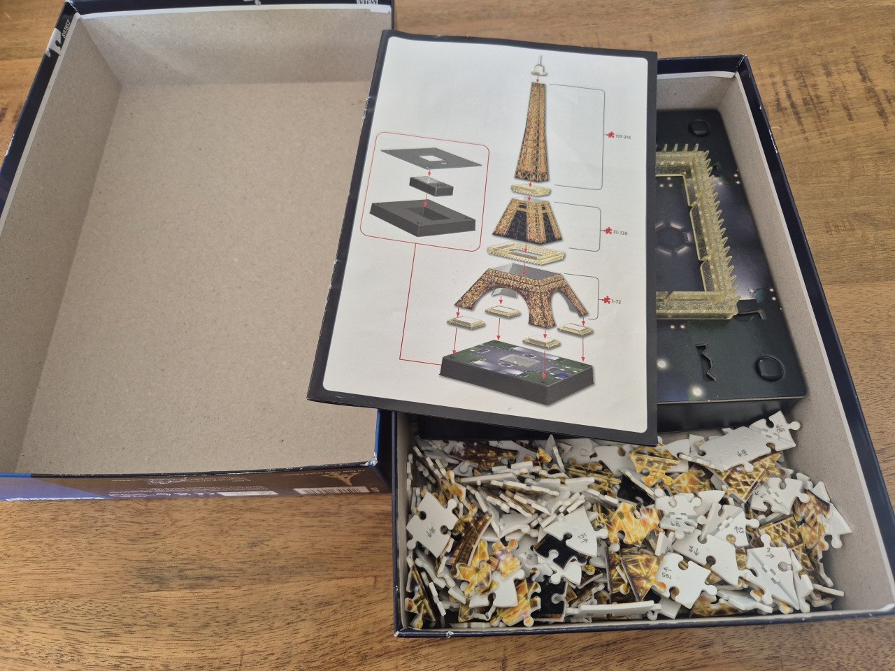 3D puzzel Eiffeltoren met led verlichting