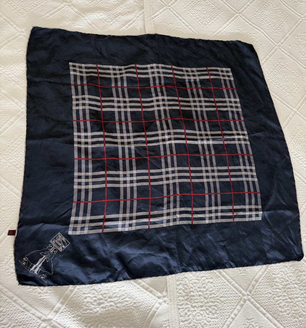 Burberry’s zijde sjaal 73x73