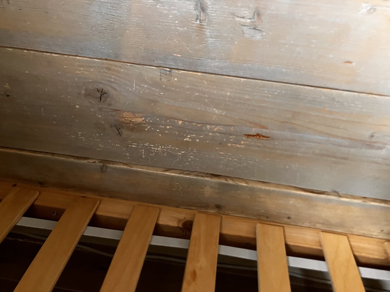 Peuter/ kleuter bed steigerhout