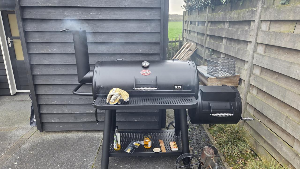 NIEUW IN DOOS: Char-Griller Grand Champ – Heavy Duty Smoker & Grill