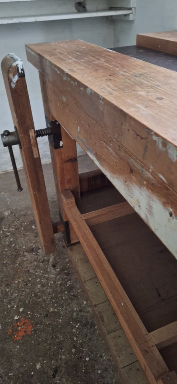 Houten werkbank
