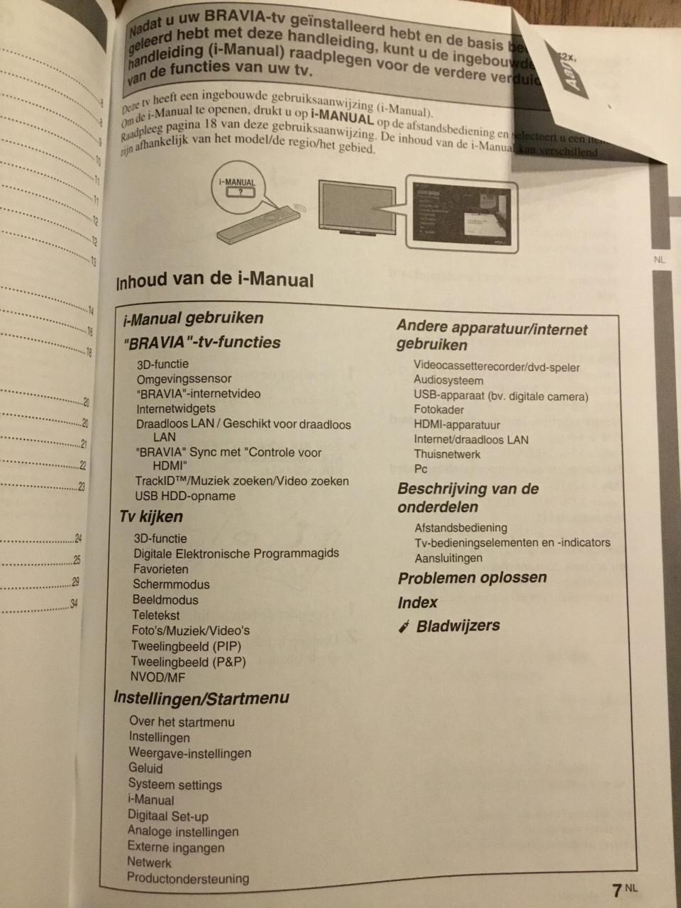 SONY LCD digital colour tv BRAVIA 32” in uitstekende goedwerkende staat !