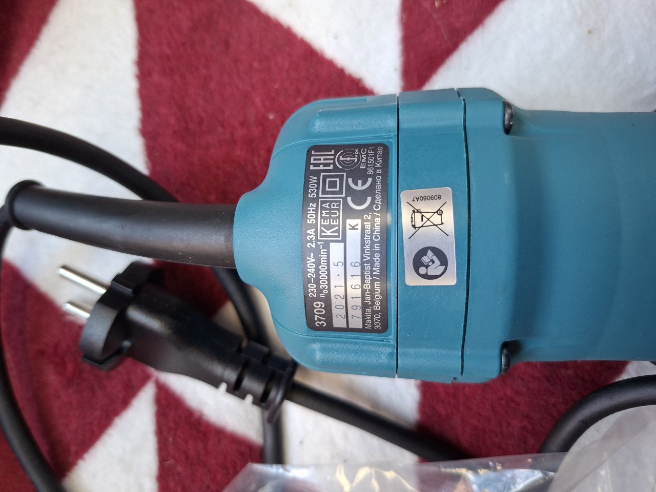 Makita kantenfrees type 3709