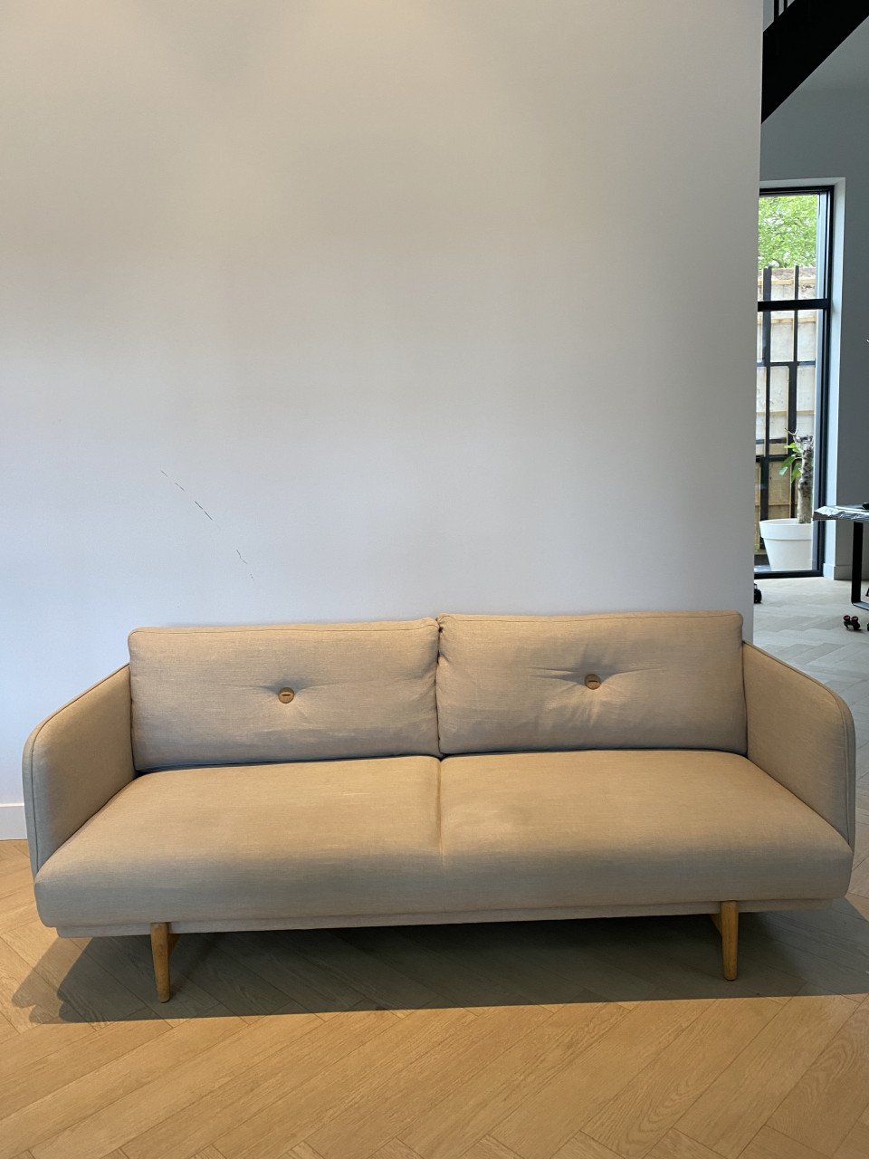 2,5 zits designbank Wendelbo zandkleur